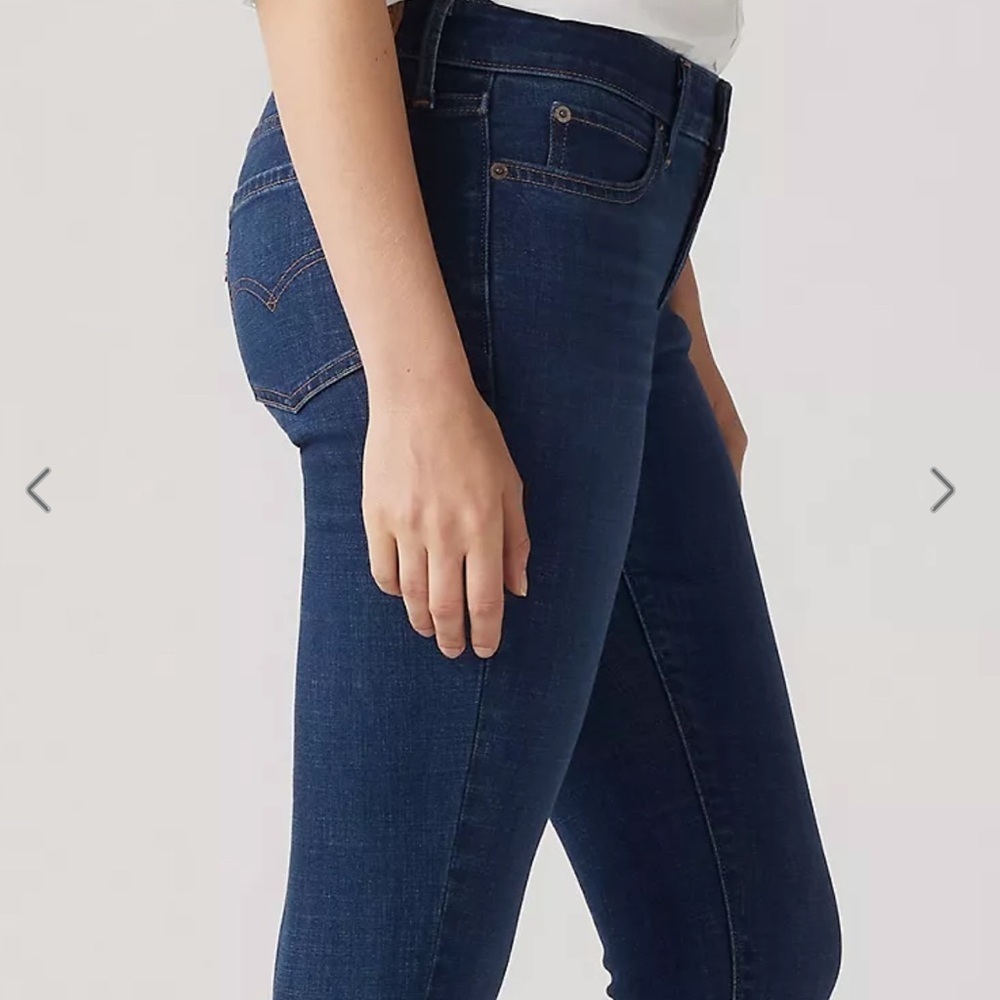 Levi's 711 Skinny Jeans sz16 - Picture 4 of 7